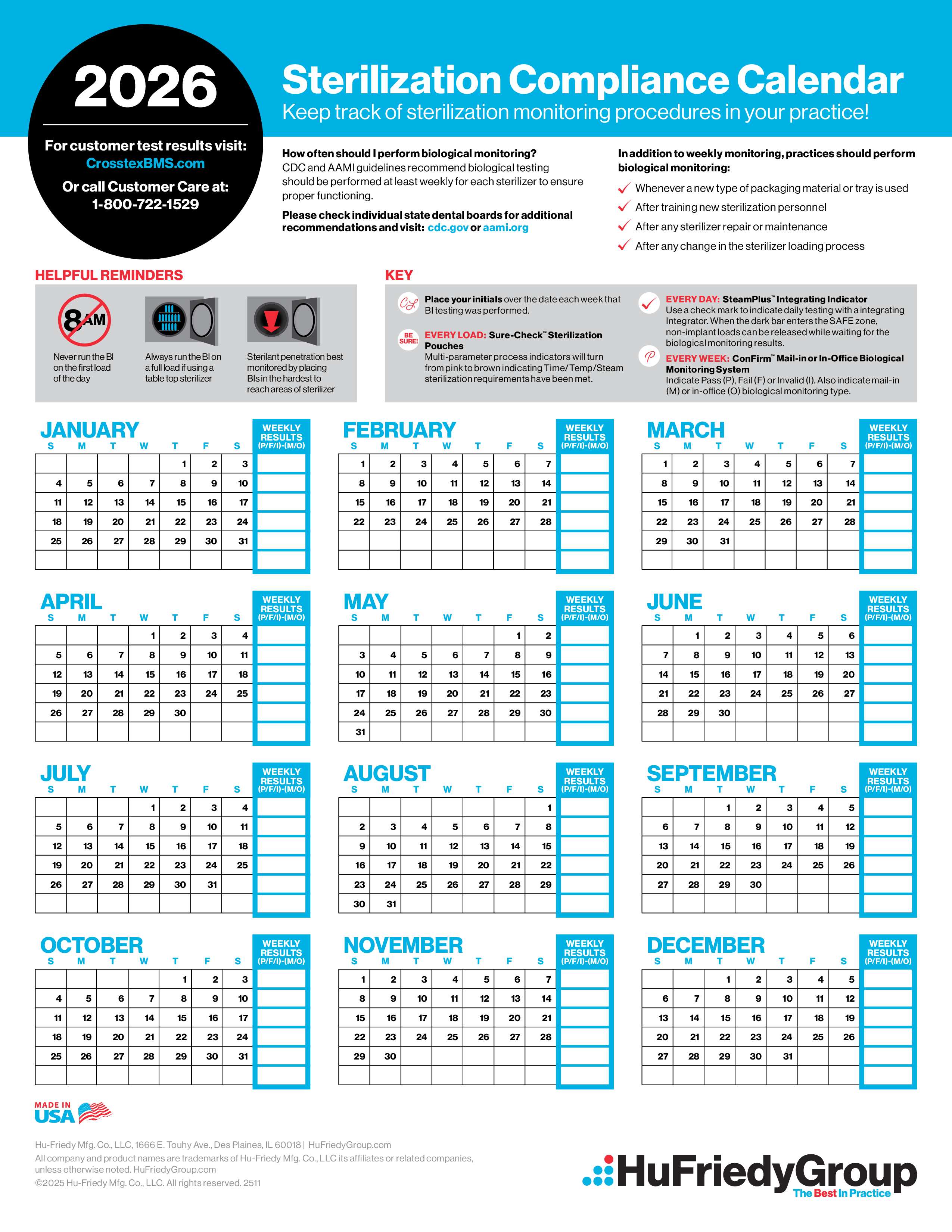 View our 2026 mail-in calendar